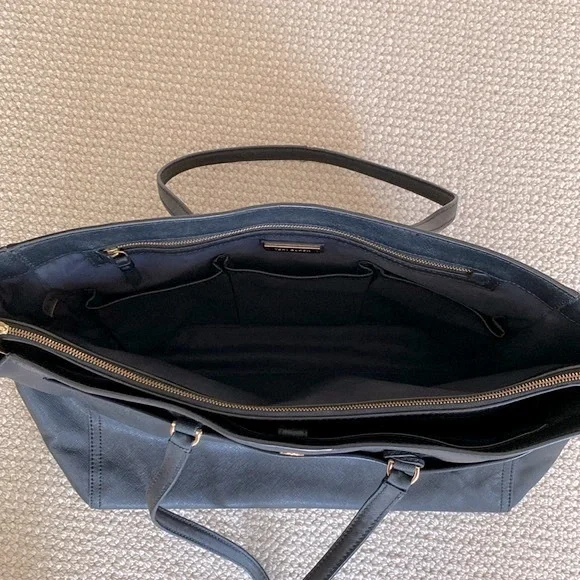 TORY BURCH Robinson Tote Large Laptop Saffiano Leather Satchel Purse & Dust Bag - Picture 7 of 13